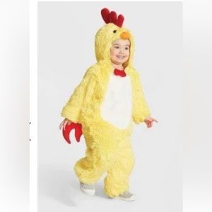 Plush chicken halloween costume